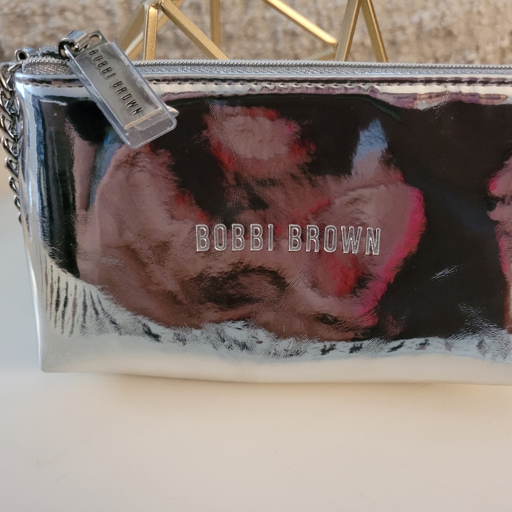 Bobbi Brown silver clutch